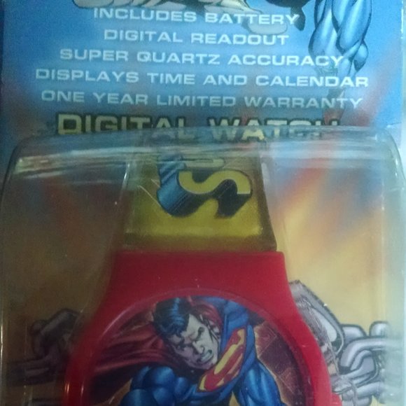 Vintage Rare Super Man Watch